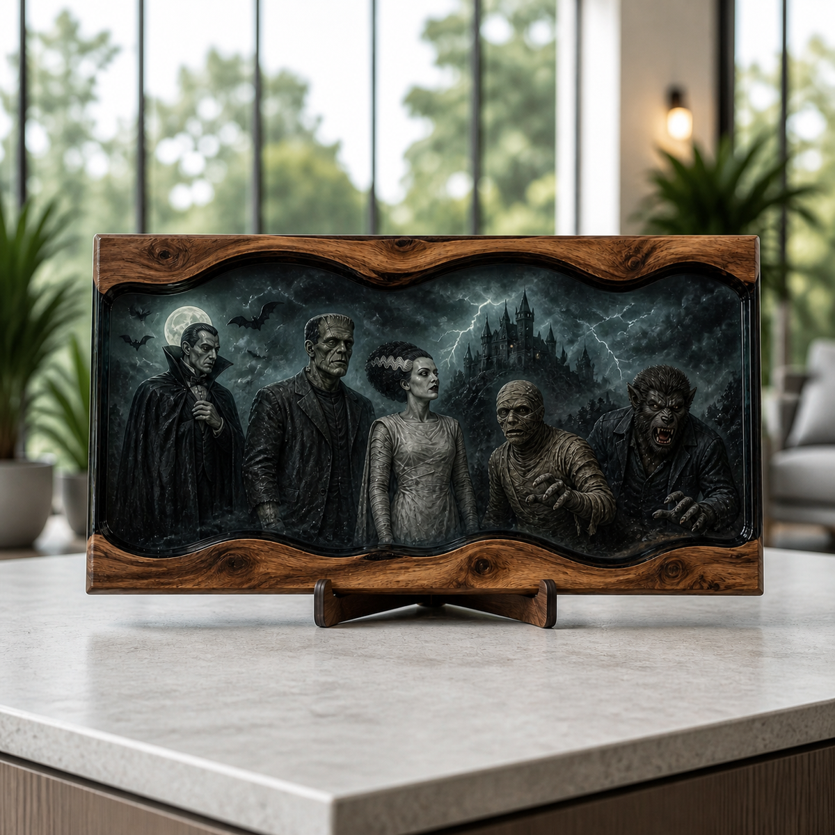 Horror Resin Cutting Boards