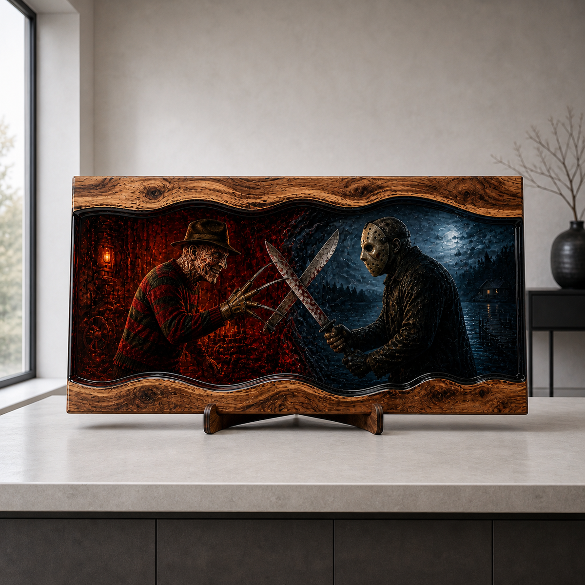 Horror Resin Cutting Boards